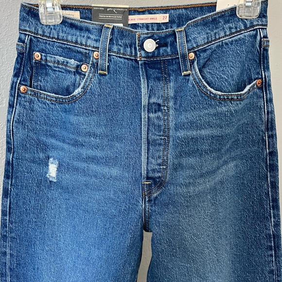 Levi’s RIBCAGE STRAIGHT ANKLE Jeans - Picture 2 of 10